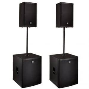 JBL PRX612M + JBL PRX618S (aktyvios+stovai+SUB) 3200W nuoma