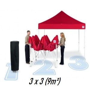 Palapinės nuoma 3 x 3 (9m²)