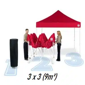 Palapinės nuoma 3 x 3 (9m²)